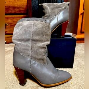 Vintage Leather Heeled Boots (Possibly Zodiac)